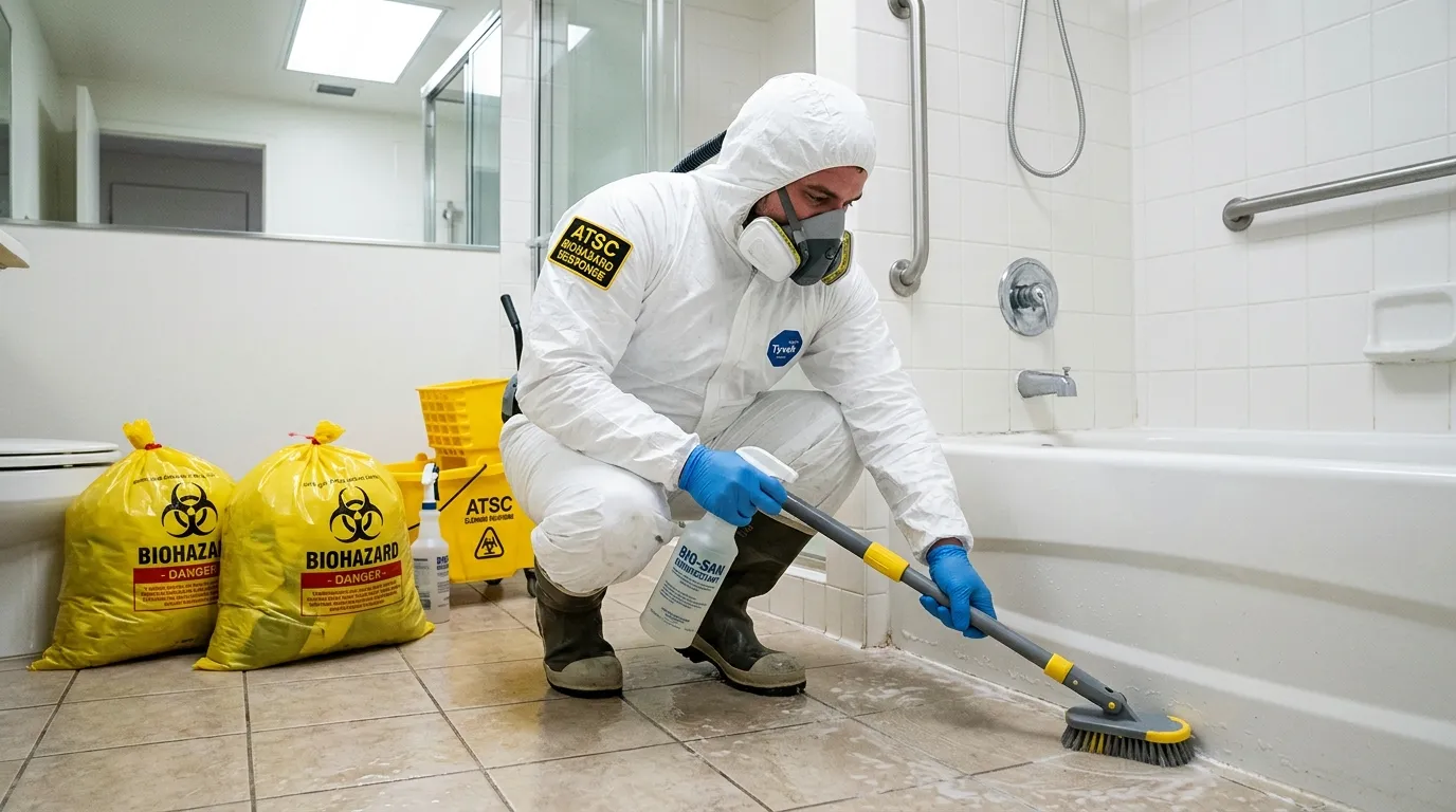 Decontamination equipment deployed for Blood Cleanup in Darnestown